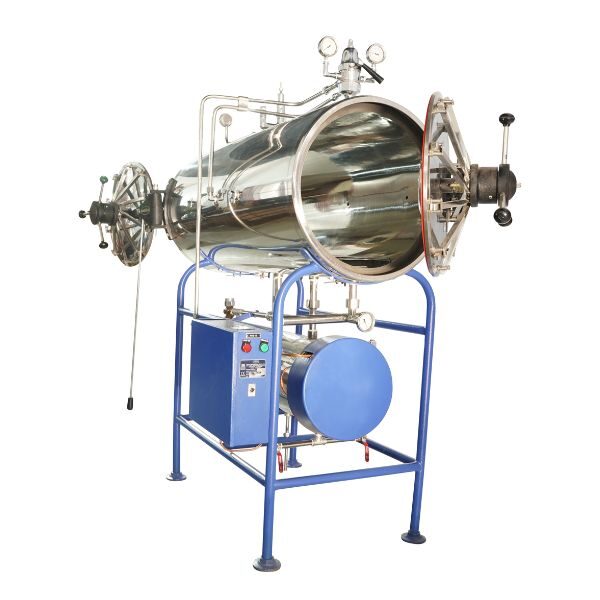 HORIZONTAL HIGH PRESSURE / HIGH SPEED STERILIZER : CYLINDRICAL