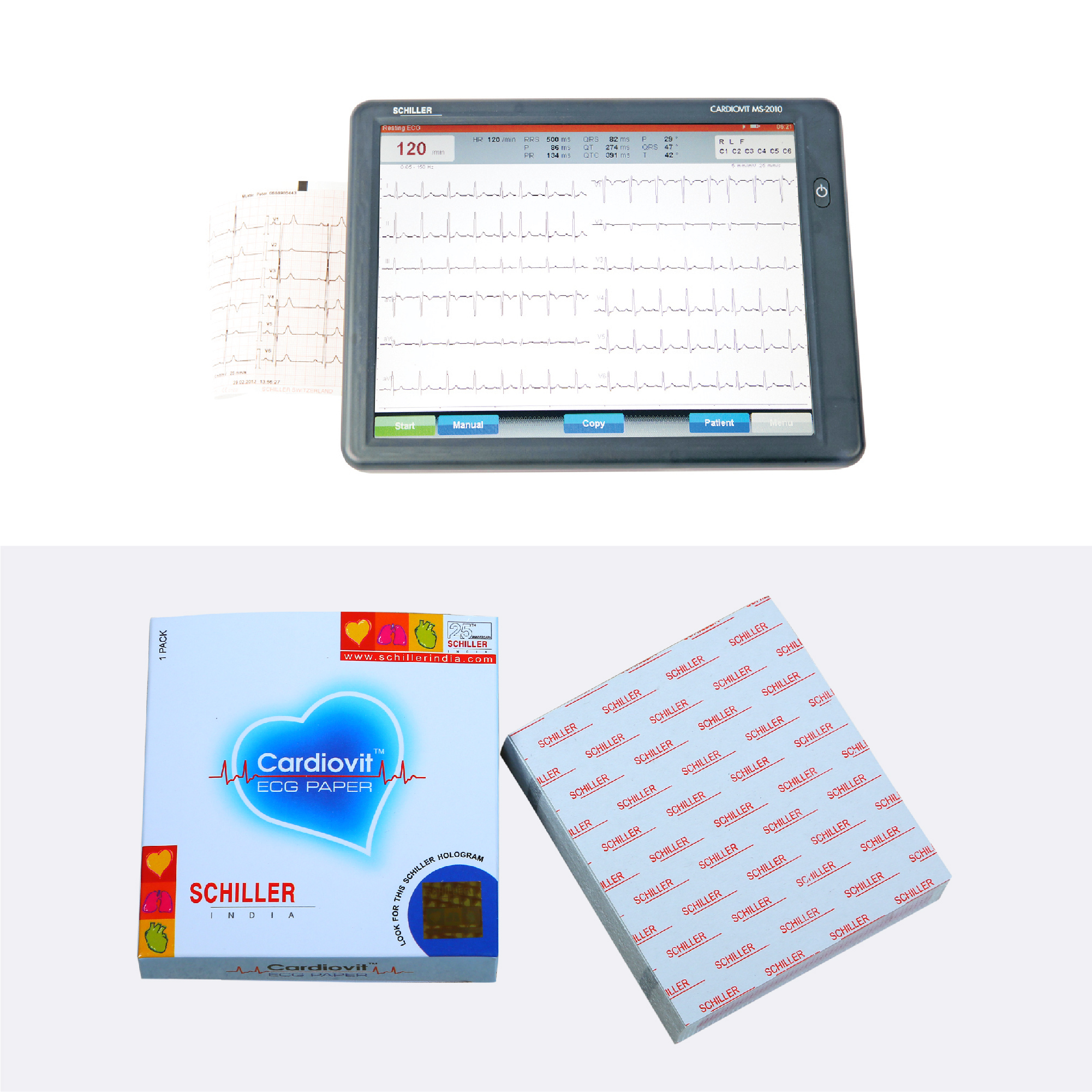 CARDIOVIT Chart Paper for MS-2010/MS-2007 - Image 1